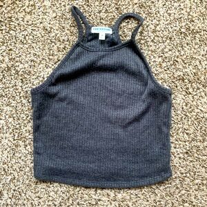 Earthbound Trading Grey Cropped Tank